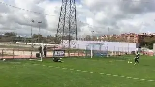 First day with our new coach before Real Madrid game 13/04/2016
