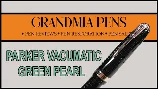 PARKER VACUMATIC IN GREEN PEARL MADE IN CANADA