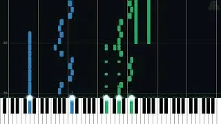 Bowser Battle (Four Hands) - Mario & Luigi: Partners in Time - Intermediate Piano Tutorial