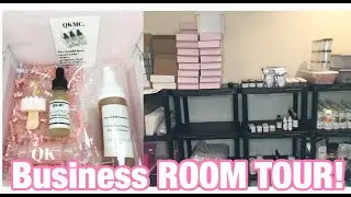 BUSSINESS ROOM TOUR/RUNNING A BUSINESS DURING A PANDEMIC/LIFE OF A ENTREPRENEUR!