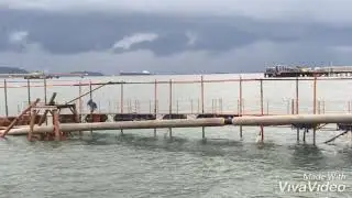 Pulling pipeline sub-sea #Pipeline
