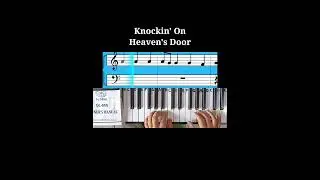 Knockin On Heaven's Door (Bob Dylan) piano cover song