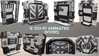 Sci-Fi Animated Doors Pack
