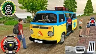 New Van Offroad Driving 3D Simulator - Real Mobile Minibus Hill Driver Games 2026 Android Gameplay