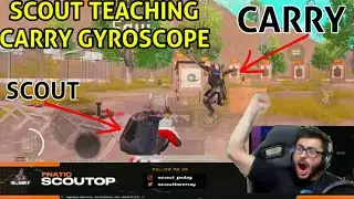 SCOUT TEACHING CARRY TO BEAT MORTAL | CARRY OHHH REACTION | PUBG MOBILE