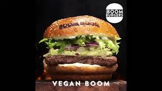 VEGAN BURGERS FROM BOOM BOOM BURGERS