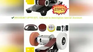 37PCS of three in one mini belt sanding machine, suitable for DIY metal and wood handicrafts,