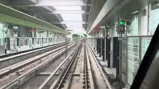 4K⁶⁰ Taichung MRT: FULL RIDE RFW on Green Line to Beitun Main Station