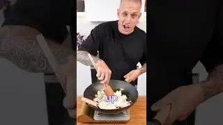 Жареный рис с кимчи 🍚 #шорты
