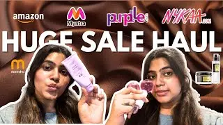 The Best Sale Finds: Nykaa, Myntra, Amazon, Purple, and Meesho | SHOPPING HAUL