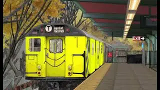 R30 Gel Train Bypassing Park Place (OpenBve)