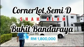 RUMAH SEMI D CORNERLOT DEKAT BUKIT BANDARAYA SHAH ALAM. MASIH DARA‼️