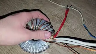 Using a toroidal transformer on my audio amplifier with some wire turns added by me