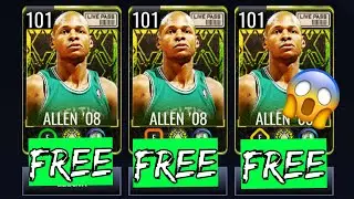 logro conseguir a la leyenda de boston Ray Allen de 101 MED en la nba (live mobile)