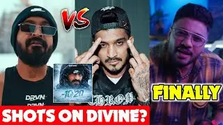 EMIWAY SHOTS ON DIVINE IN - 10/20 ⁉️ - EMIWAY VS DIVINE | RAFTAAR REACT ON 