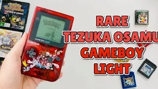 Rare Gameboy Light - Tezuka Osamu  Astroboy Retro Gaming Console