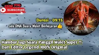 SP SUPER VILLAIN By Dian Walet - Rata2 Suara Walet Muda ada Suara Birahi nya