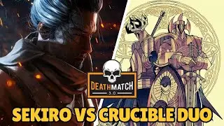 SEKIRO Vs CRUCIBLE DUO (No Damage) - PERFECT DEFLECTS