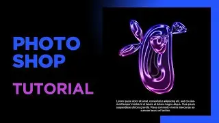 How to Create Futuristic 3D Abstract Shapes in Photoshop | Step by Step Tutorial 