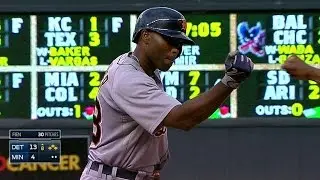 DET@MIN: Hunter plates three with triple
