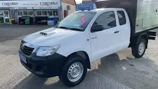 2014 64 TOYOTA HI-LUX ACTIVE 4WD EXTRA CAB WITH A/C 2.5 D-4D 142 BHP 4X4 **BRAND NEW ARBORIST TIPPER