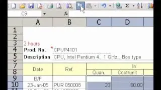 Microsoft Office Excel 2003 Copy formulas