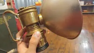 Vintage carbide lamp in Jefferson ga