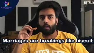 Marriages are breakings like biscuit | With Inflix | Video By-Tech Technology Hint