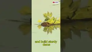 Engineer with a cute face. #engineer #animal #shorts #shortvideo #viralvideo #beaver #wildlife