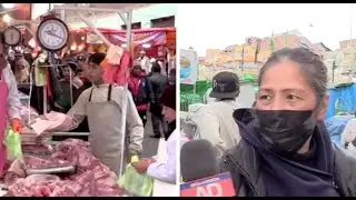 Ferias de fin de año colapsan calles y cierran vías en La Paz por compras masivas
