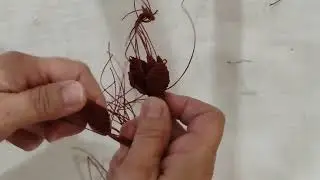 Large Flower from PT 1 Micro Macrame Petal. How to assemble. Designs by ZaneyMay. PT 3