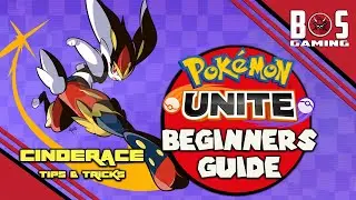 Pokemon Unite: Nintendo Switch: CINDERACE | Beginners Guide| TIPS & TRICKS| Item Builds