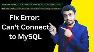 Fix MySQL Connection to Localhost Error
