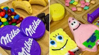 Filling platter with sweets ASMR #foryou