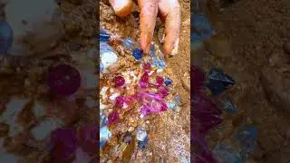Rainbow Beach's Crystal Secrets, but beneath the sand lies a secret world of crystals.