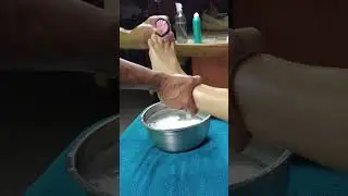 ASMR: Great Massage Leg and Foot Reflexology Scrub to Fight Stress by Male Therapist!  #asmr #short