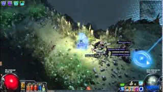 Path of Exile EPIC fail map run Tele/supernova witch