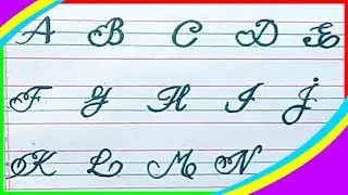 A to Z Fancy Alphabet Letter | How To Write Alphabet | Capital Alphabet Writing Practice