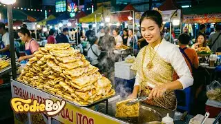 Famous Street Food Roti in Southeast Asia