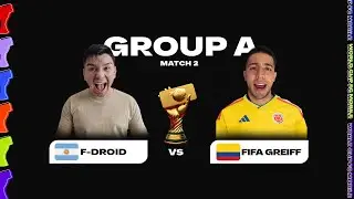 J2 Grupo A | ARGENTINA v COLOMBIA | FC Mobile World Cup | FDROID v @fifagreiff