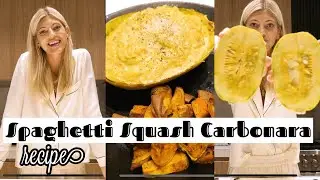 Spaghetti Squash Carbonara Recipe | Devon Windsor