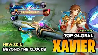 Xavier Beyond the Clouds New Skin [ Xavier Best Build 2023 ] Jolly4Loopy - Mobile Legends