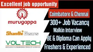 Walkin Interview - 300+ Job Vacancy | 3 Companies - BE & Diploma/Freshers & Experienced | Simply jpr