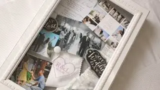 DIY Wedding Project &hearts; Shadow Box Frame &hearts;