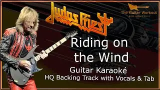 Judas Priest - Riding On The Wind (HQ Backing Track with vocals & tab)