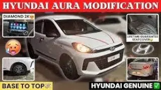2025 Hyundai Aura Genuine Accessories🔥 | New Aura SX CNG 2025