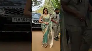 Heroine Janhvi Kapoor Snapped at RC 16 Movie Opening #janhvikapoor #rc16 #ramcharan