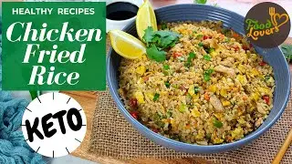 Keto Chicken Fried Rice - Keto Fried Rice Recipe - Keto Cauliflower Rice - Low Carb Fried Rice