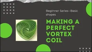 How to make a VORTEX COIL in QUILLING|papercrafts|HD #artsandcrafts