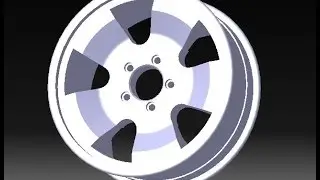 alloy wheel design in CATIA Tutorial